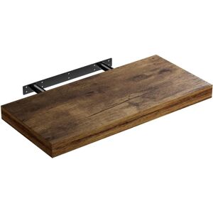 Étagère Murale Casaria - 50cm Chêne Foncé - Design Flottant Moderne Étagère Murale Casaria - 50cm Chêne Foncé - Design Flottant Moderne