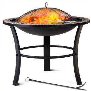 Gardebruk Sevilla Bol de feu en mosaïque - Extérieur avec grille Gardebruk Sevilla Bol de feu en mosaïque - Extérieur avec grille