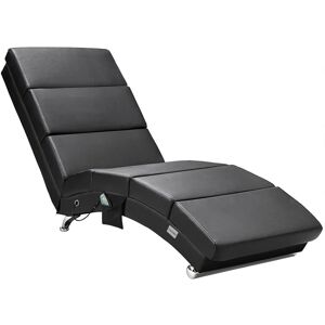 Casaria Ergonomische Massage Chaise Longue - 186x89x55cm - Zwart Casaria Ergonomische Massage Chaise Longue - 186x89x55cm - Zwart