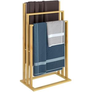 Casaria Bamboo Towel Rack - Stable, Supports 15kg, Easy Assembly Casaria Bamboo Towel Rack - Stable, Supports 15kg, Easy Assembly