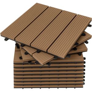 Deuba WPC Classic Terracotta - Floor Tiles 30x30cm Deuba WPC Classic Terracotta - Floor Tiles 30x30cm