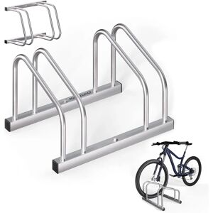 Monzana Bike Rack for 2 Bikes - Space-Saving Indoor/Outdoor Storage Monzana Bike Rack for 2 Bikes - Space-Saving Indoor/Outdoor Storage