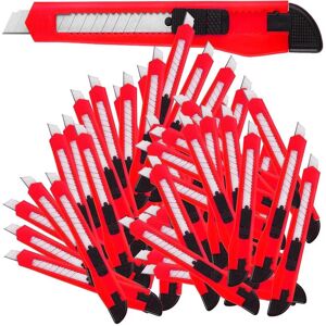Deuba Juego de 200 Cuchillas de Corte - Rojo, Naranja, Negro Deuba Juego de 200 Cuchillas de Corte - Rojo, Naranja, Negro