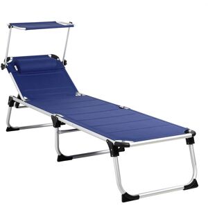 Chaise Longue Casaria Bari - Reclinable 6 Positions avec Coussin Amovible Chaise Longue Casaria Bari - Reclinable 6 Positions avec Coussin Amovible