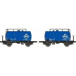 Hobbytrain H24833 Set of 2 Lightweight Tank Cars - Model Train Car Hobbytrain H24833 Set of 2 Lightweight Tank Cars - Model Train Car