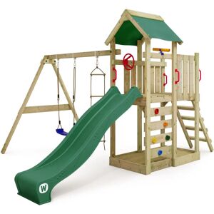 Wickey MultiFlyer Wooden Playground with Swing and Slide - Kids Outdoor Climber & Sandpit Wickey MultiFlyer Wooden Playground with Swing and Slide - Kids Outdoor Climber & Sandpit