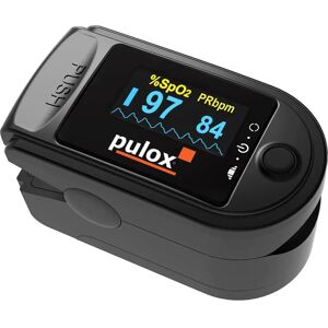Pulox - PO-200A - Noir - Avec alarme - Oxymètre de pouls - Publicité Pulox - PO-200A - Noir - Avec alarme - Oxymètre de pouls - Publicité