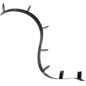 Kartell Bookworm Wandregal - Flexibel, PVC, Schwarz - 320x19x20cm Kartell Bookworm Wandregal - Flexibel, PVC, Schwarz - 320x19x20cm