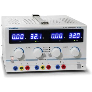 PeakTech Dvojitý laboratorní zdroj 0-30V / 0-5A PeakTech Dvojitý laboratorní zdroj 0-30V / 0-5A