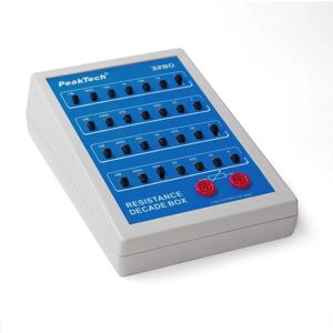 Peaktech Resistance Decade Box - 1 to 11.111 MΩ, 2 W Peaktech Resistance Decade Box - 1 to 11.111 MΩ, 2 W