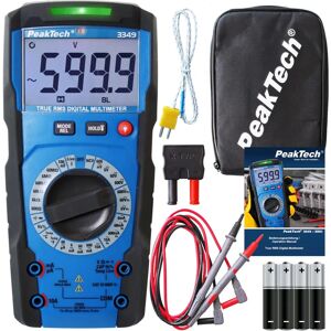 Peaktech P 3349 - Multimètre numérique - RMS 600V - CAT III - Publicité Peaktech P 3349 - Multimètre numérique - RMS 600V - CAT III - Publicité
