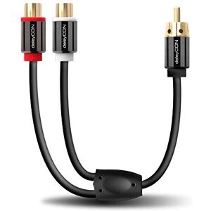 deleyCON MK-MK818 - 0,2 m - RCA 2 x RCA - cabo de áudio deleyCON MK-MK818 - 0,2 m - RCA 2 x RCA - cabo de áudio