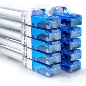 deleyCON - MK2887 - Branco - 1 m - Cabo Ethernet deleyCON - MK2887 - Branco - 1 m - Cabo Ethernet