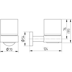Kronenbach Radia Glashalter - Halter für Glas Kronenbach Radia Glashalter - Halter für Glas