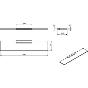 Kronenbach Plana 2.0 Glazen Plank - Shelf Kronenbach Plana 2.0 Glazen Plank - Shelf