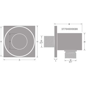 Kronenbach Supra 2.0 Wandanschlussbogen - Wall Connection Elbow Kronenbach Supra 2.0 Wandanschlussbogen - Wall Connection Elbow