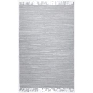 THEKO 120x180cm Gray Cotton Rug - Wohnteppiche THEKO 120x180cm Gray Cotton Rug - Wohnteppiche