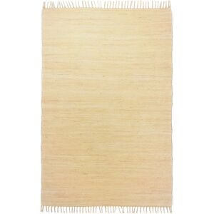 THEKO Happy Cotton Rug - 160x230cm, Natural, Handwoven, Cotton THEKO Happy Cotton Rug - 160x230cm, Natural, Handwoven, Cotton