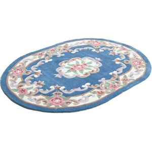 THEKO Ming Blaue Vintage-Teppich - Teppich THEKO Ming Blaue Vintage-Teppich - Teppich