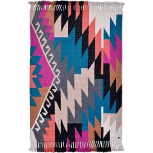 TOM TAILOR HOME Funky Kelim Bunt Teppich - Teppich TOM TAILOR HOME Funky Kelim Bunt Teppich - Teppich