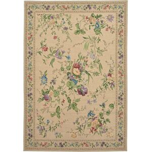THEKO Flomi Sagrini Beigeteppich - Florales, Maschinell Gewebt, 240x330cm THEKO Flomi Sagrini Beigeteppich - Florales, Maschinell Gewebt, 240x330cm