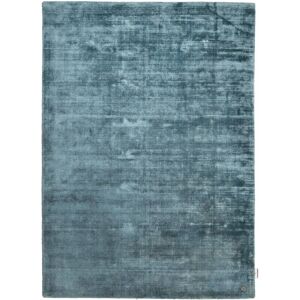 TOM TAILOR HOME Shine uni Teppich - Handgewebt, 65x135cm, blau TOM TAILOR HOME Shine uni Teppich - Handgewebt, 65x135cm, blau