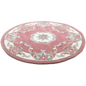 THEKO Ming Teppich - Ø 150cm, 14mm hoch, Rosa - Orientalisch THEKO Ming Teppich - Ø 150cm, 14mm hoch, Rosa - Orientalisch