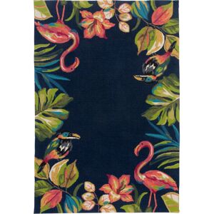 GINO FALCONE - Rosetta 020 Flamingos - blau - 70x140 - Rug GINO FALCONE - Rosetta 020 Flamingos - blau - 70x140 - Rug