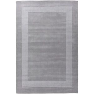 THEKO Wollteppich 60x90cm Grau Handgefertigter Wollteppich THEKO Wollteppich 60x90cm Grau Handgefertigter Wollteppich