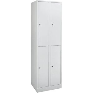 Dulap Wolf - 4 Compartimente, Gri Deschis Dulap Wolf - 4 Compartimente, Gri Deschis