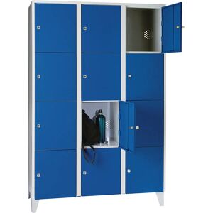 Armoire à Compartiments Wolf - 12 compartiments, gris clair / bleu genciana Armoire à Compartiments Wolf - 12 compartiments, gris clair / bleu genciana