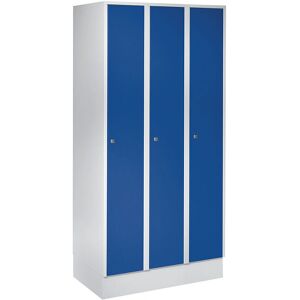 Dulap de vestiar Wolf - Albastru Genciana - 3 compartimente Dulap de vestiar Wolf - Albastru Genciana - 3 compartimente