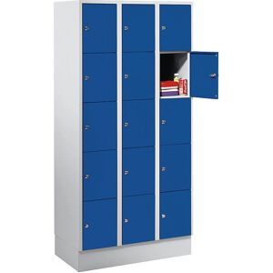 Armario Wolf con 15 compartimentos, cerradura, 300mm - Almacenamiento Armario Wolf con 15 compartimentos, cerradura, 300mm - Almacenamiento
