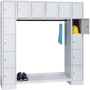 Wolf Armadio Modulare Grigio Chiaro - Armadio Wolf Armadio Modulare Grigio Chiaro - Armadio