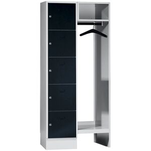 Sistem de dulap Wolf cu 5 compartimente - Negru Sistem de dulap Wolf cu 5 compartimente - Negru