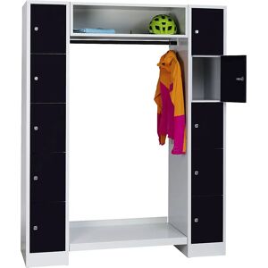 Sistema de armario Wolf 1470 mm - con compartimentos con cerradura Sistema de armario Wolf 1470 mm - con compartimentos con cerradura