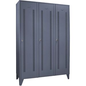 Wolf Modelo Berlin Taquilla de acero con 3 compartimentos - Tipo de taquilla Wolf Modelo Berlin Taquilla de acero con 3 compartimentos - Tipo de taquilla