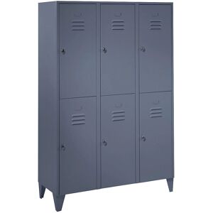 Taquilla de acero Wolf con módulos de altura media - Puertas completas Taquilla de acero Wolf con módulos de altura media - Puertas completas