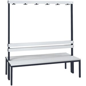 Panca Doppio Guardaroba Wolf - Stecche PVC, Regolabile in Altezza Panca Doppio Guardaroba Wolf - Stecche PVC, Regolabile in Altezza