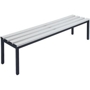 Panca in acciaio Wolf - Listelli in PVC - Grigio - 1500mm - Sedie Panca in acciaio Wolf - Listelli in PVC - Grigio - 1500mm - Sedie