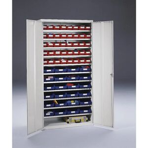 STEMO Staubschrank - Stahl, 11 Regale, 540kg Belastbarkeit STEMO Staubschrank - Stahl, 11 Regale, 540kg Belastbarkeit