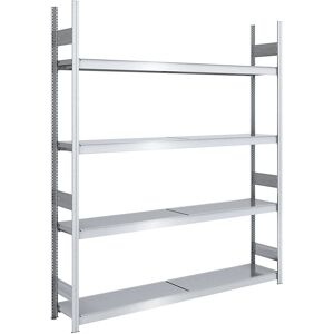 hofe Verzinkter Regalkasten - 2000x400mm, 4 Böden, 2500mm Hoch - Regalschrank hofe Verzinkter Regalkasten - 2000x400mm, 4 Böden, 2500mm Hoch - Regalschrank
