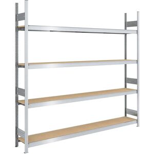 hofe Estantería de Almacenamiento - 2500mm, 2x1250mm, 1750kg - Estantería Básica hofe Estantería de Almacenamiento - 2500mm, 2x1250mm, 1750kg - Estantería Básica