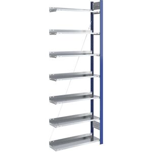 Raft pentru arhivare din oțel - 2350mm, 750x300mm, extensibil, albastru/gri Raft pentru arhivare din oțel - 2350mm, 750x300mm, extensibil, albastru/gri