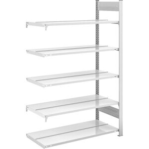 Estantería ajustable gris claro RAL 7035 - Sistema de almacenamiento oficina Estantería ajustable gris claro RAL 7035 - Sistema de almacenamiento oficina