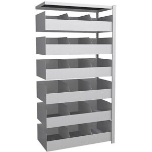 Estantería galvanizada para graneles - 2000mm, 1010x535mm Estantería galvanizada para graneles - 2000mm, 1010x535mm