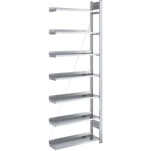 Raft reglabil Hofe - 2350mm înălțime, zincat, 750x300mm Raft reglabil Hofe - 2350mm înălțime, zincat, 750x300mm