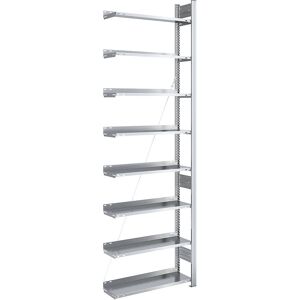 Estantería de archivo galvanizada hofe - Ajustable, 2700mm, 750x300mm Estantería de archivo galvanizada hofe - Ajustable, 2700mm, 750x300mm