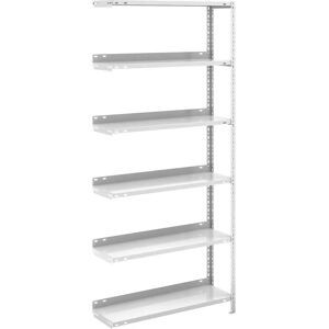 Étagère d'archivage gris clair RAL 7035 - Étagère extensible - Publicité Étagère d'archivage gris clair RAL 7035 - Étagère extensible - Publicité