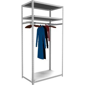 hofe Model 2000x1000x600 mm Raft pentru Garderobă Gri Deschis - Sistem de Rafturi pentru Garderobă hofe Model 2000x1000x600 mm Raft pentru Garderobă Gri Deschis - Sistem de Rafturi pentru Garderobă
